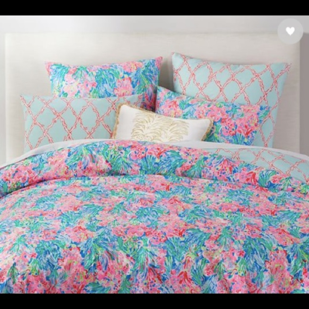 Lilly Pulitzer Pottery Barn Full/Queen Duvet Cover